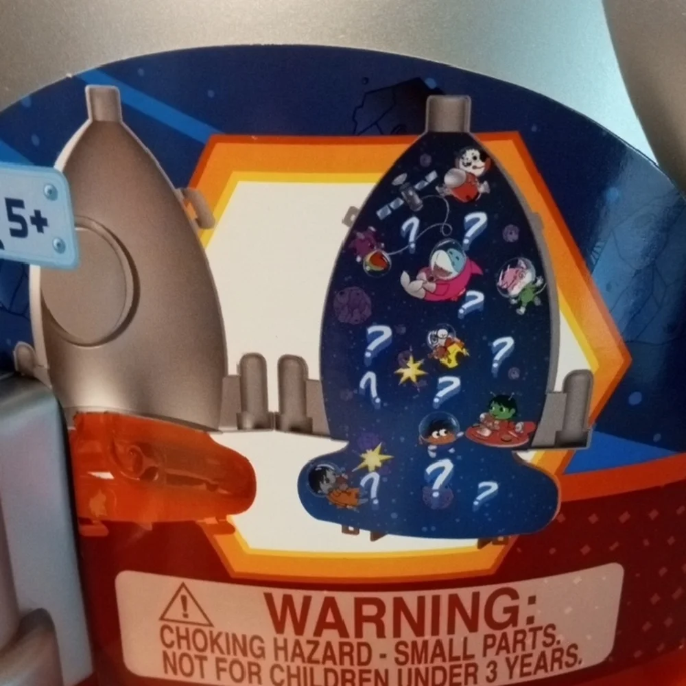 Ryan's World Adventure Rocket Playset - Art Craft Kit  Silver and Orange Rocket